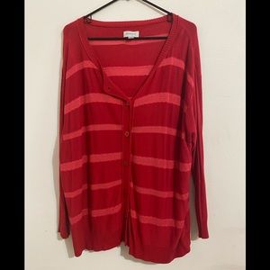 Casual red Avenue sweater